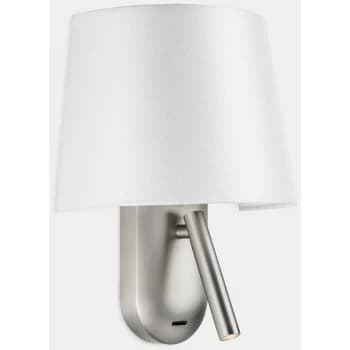 Image of Leds-c4 Lighting - LEDS C4 Screen LED Reading Light Nickel, White IP20 2.2W 2700K