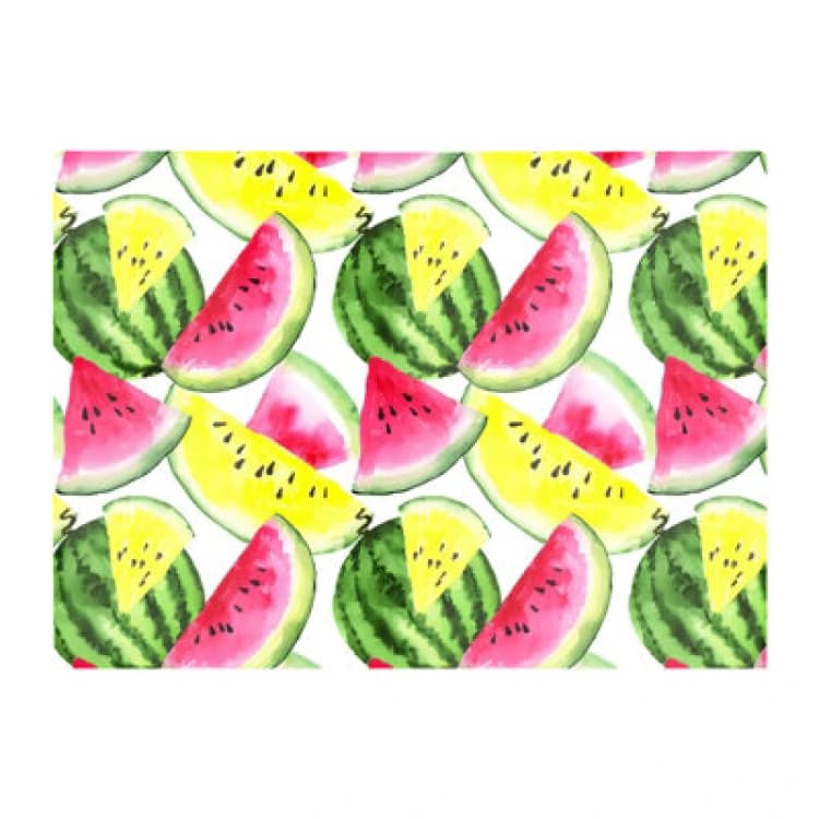 Image of Warren Reed Designer Colourful Melon Pattern Glass Chopping Board