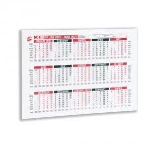 Image of Office 2020 Wall or Desk Calendar Jan 2019 March 2020 A4 297x210mm