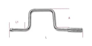 Image of Beta Tools 910/46 3/8" Square Drive Speed Brace 315mm 009100862