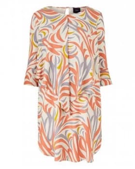 Image of I.Scenery Relaxed Fit Printed Dress