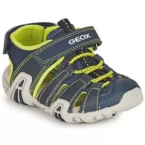 Image of Geox SANDAL KRAZE boys's Childrens Sandals in Blue - Sizes 7 toddler,7.5 toddler,9.5 toddler