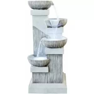 Image of Tranquility Water Features - Square Venetian Solar Powered Water Feature