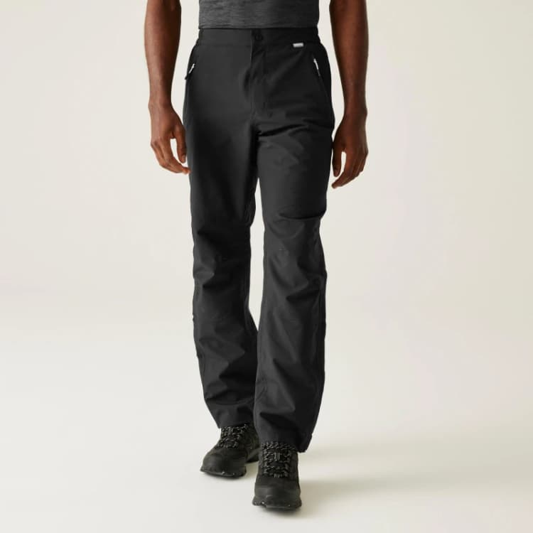 Image of Regatta Highton Waterproof Overtrouser (Short) Black male S