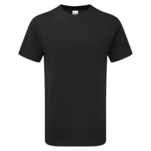 Image of Gildan Mens Hammer Heavyweight T-Shirt (2XL) (Black)
