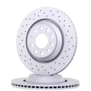 Image of ZIMMERMANN Brake disc VW,AUDI,SKODA 100.3309.52 1K0615601N,5Q0615601E,1K0615601N Brake rotor,Brake discs,Brake rotors 5Q0615601E
