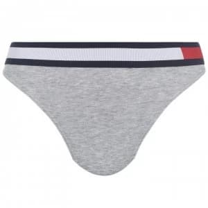 Image of Tommy Bodywear Hilfiger Brazil Thong - Grey Heather