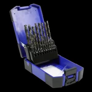 Image of Drill Bit Set 19pc HSS Tri-Point