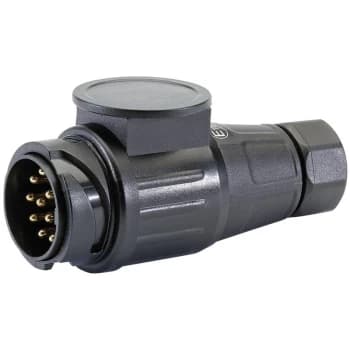 Image of DRAPER 99659 - 13-Pin Euro 12V Twin Inlet Towing Plug