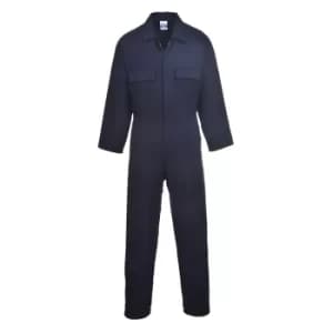 Image of Portwest S998 Euro Cotton Boilersuit Navy Blue Extra Large 31"