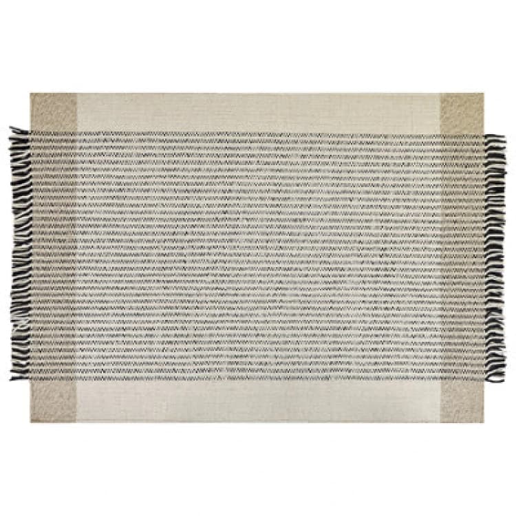 Image of Beliani Rug Divarli Beige 160 X 230 Cm Wool