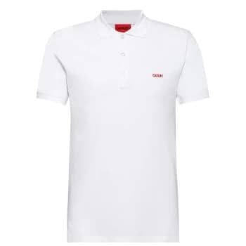 Image of Hugo Boss Dinos Polo Shirt White Size XL Men