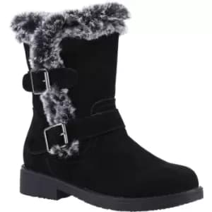 Image of Hush Puppies Womens Macie Suede Mid Height Casual Boots UK Size 5 (EU 38)
