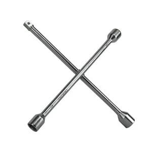 Image of Faithfull 4-Way Wheel Brace Chrome Plated 14in