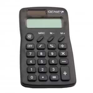 Image of ValueX 8 Digit Pocket Calculator Black 12592 17515LM