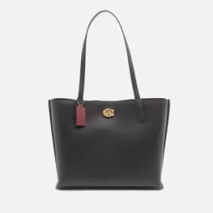 Image of Coach Womens Willow Tote Bag - Black