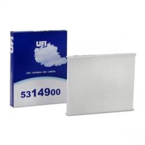 Image of UFI Pollen Filter HYUNDAI,FIAT,KIA 53.149.00 71736776,971331P000,971331P000 Cabin Filter,Cabin Air Filter,Filter, interior air
