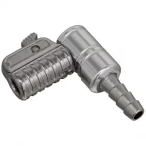 Image of Sealey PCL8A 90° Angled Swivel Tyre Inflator Clip-On Connector 8mm...