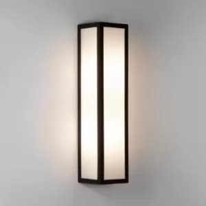 Image of Salerno Outdoor Wall 2 Light Black IP44, E14