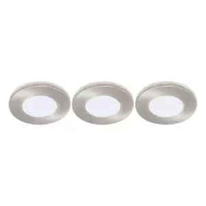 Image of NxtGen Alabama Slim LED Under Cabinet Light 2W (3 Pack) Daylight Brushed Nickel