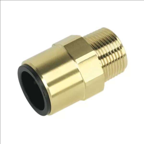 Image of Sealey CAS22BSA Straight Adaptor 22mm x 3/4BSPT Brass