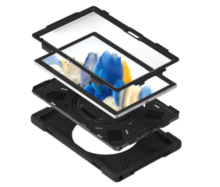 Image of Max Cases MAXCases Extreme Shield for Samsung Galaxy Tab A8 2021 X200/X205 (Black) SS-ES-A8-21-BLK