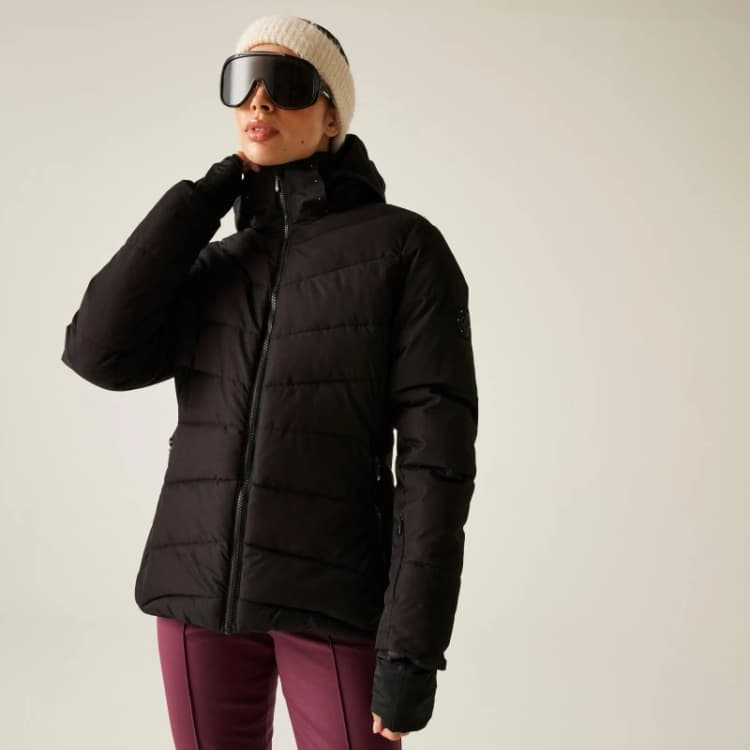 Image of Dare 2b Womens Glacier Insulated Waterproof Jacket Black female 10