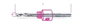 Image of Beta Tools 450PA/1 HSS Pilot Drill for Arbor 450AL/1 Ø: 6.35mm x105mm 004500252