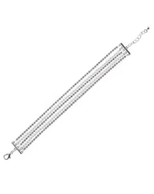 Image of Silver Pearl Cupchain Bracelet