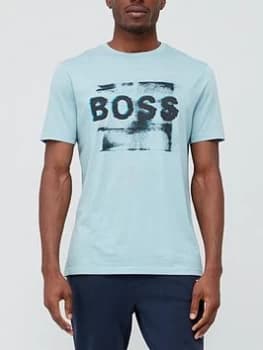 Image of Hugo Boss TLogo T-Shirt Turquoise Size 2XL Men