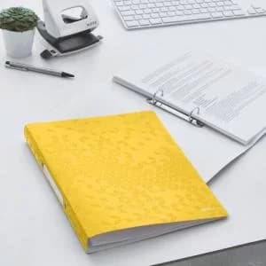 Image of Leitz WOW Ring Binder. Polypropylene. 25 mm, 2 Round Ring mechanism.