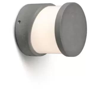 Image of Faro Block - Outdoor Wall Light - Post Lamp Concrete 1x E27 IP65