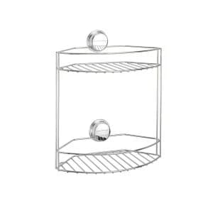 Image of Croydex Stick N Lock 2 Tier Storage Basket