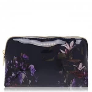 Image of Ted Baker Small Nairaa Cosmetic Bag - navy