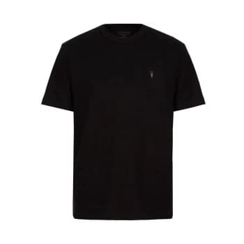 Image of AllSaints Dexter Crew T-Shirt - Jet Black