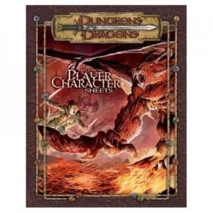 Image of Dungeons and Dragons Deluxe Player Character Sheets by David Noonan Book