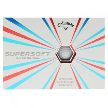 Image of Callaway Super Soft 12 Pack Golf Balls - White