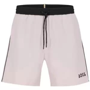 Image of Boss Starfish Swim Shorts - Pink