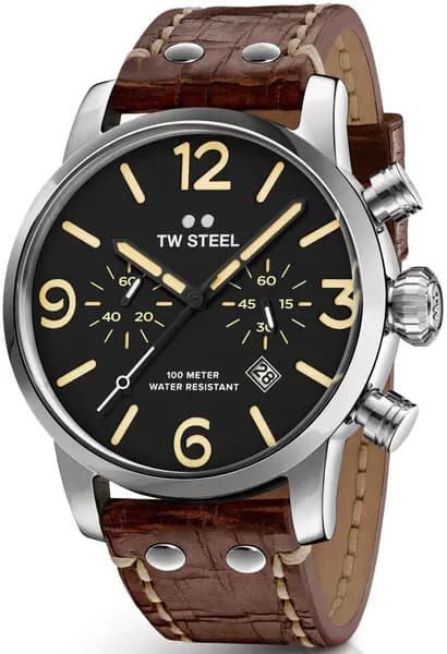 Image of TW Steel Watch Maverick Chronograph 45mm - Black TW-403