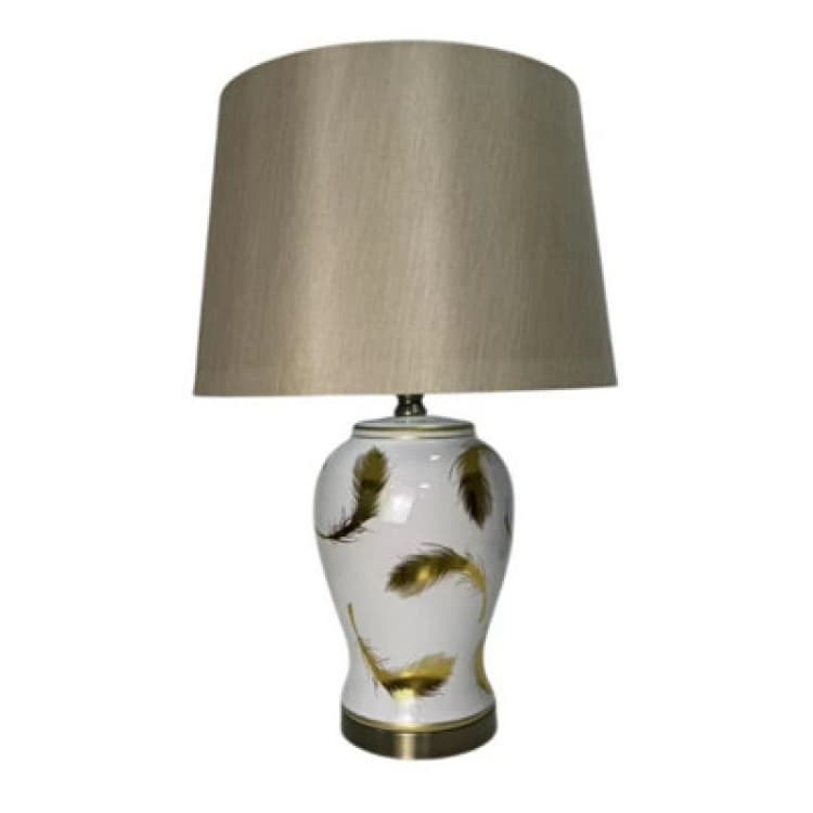 Image of Lamp and Shade - Ceramic - L20 x W20 x H45cm MinsterStylishLivingLtd7466