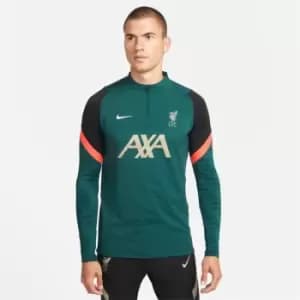 Image of Nike Liverpool Strike Drill Top 2021 2022 Mens - Blue