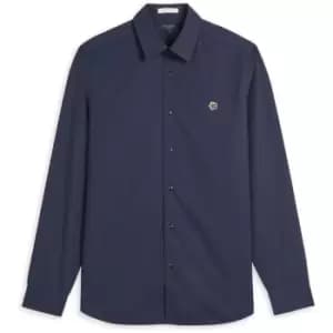 Image of Ted Baker Fonik Poplin Shirt - Blue