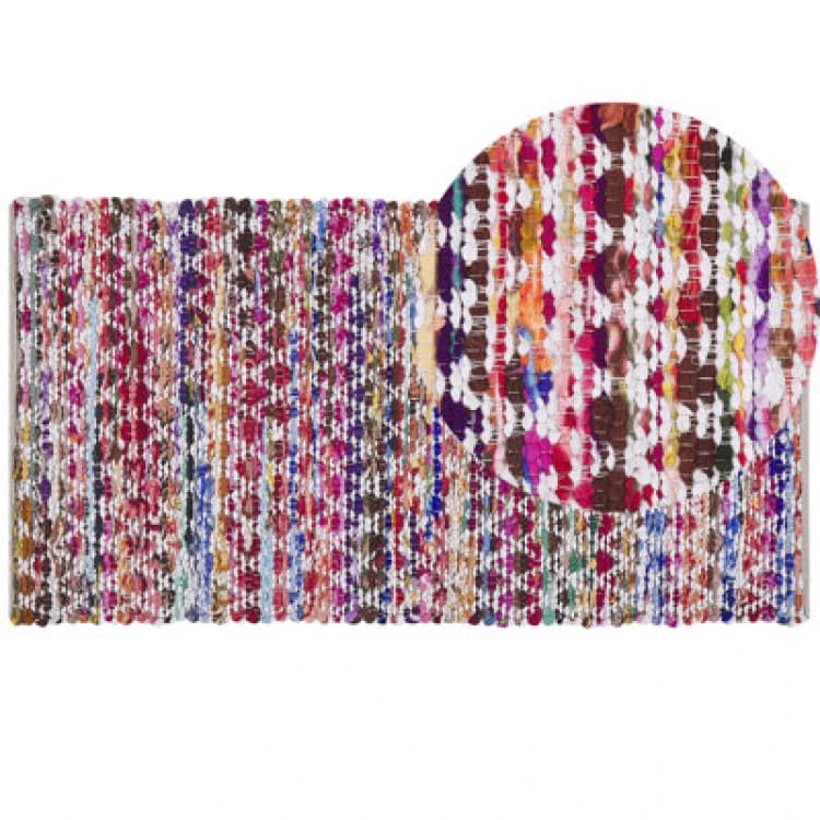 Image of Beliani Rug Arakli Multicolour 80 X 150 Cm