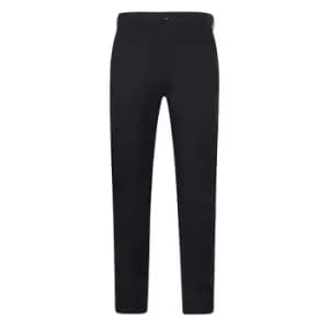 Image of Henbury Mens Stretch Flex Waistband Chino Trousers (32L) (Navy)