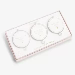 Image of Celebration Set Marvellous Mum Silver Set of 3 17.5cm Stretch Bracelets 5330