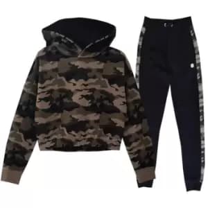 Image of Firetrap 2 Piece Jogging Set Junior Girls - Green