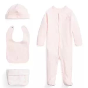 Image of Ralph Lauren 4 Piece Gift Set Unisex Babies - Pink