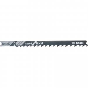 Image of Bosch U144 D Wood Cutting Jigsaw Blades Pack of 3
