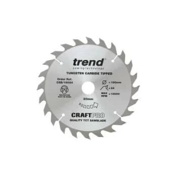 Image of Trend - CSB/16024 Craft Saw Blade 160mm x 24T x 20mm