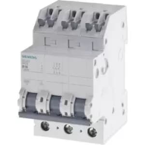 Image of Siemens 5SJ63166KS 5SJ6316-6KS Circuit breaker 3-pin 16 A